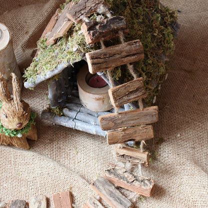 Dekorativer Wandbehang aus Naturmaterial Brehn