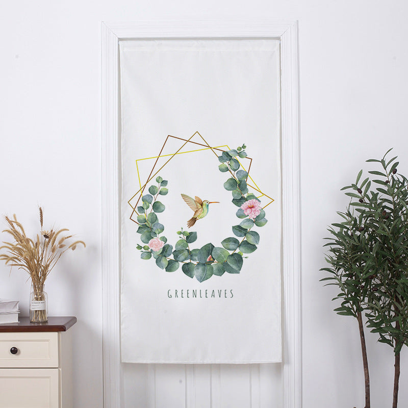 Dekorativer Aquarell Pflanzen Wandteppich