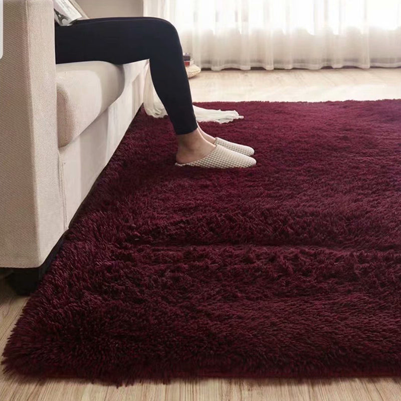 Flauschiger Uniflieder Teppich Mehrfarbiger Freizeitteppich Synthetisch Waschbar Haustierfreundlich rutschfester Teppich für das Wohnzimmer