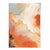 Abstraktes Gemälde, Fluid-Art-Druck, Orange, Grau und Gold Nr. 5