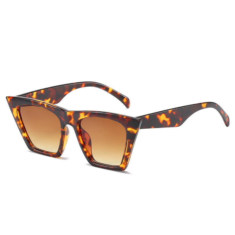 Damen stylische Sonnenbrille im auffälligen Leopardenmuster Brehn