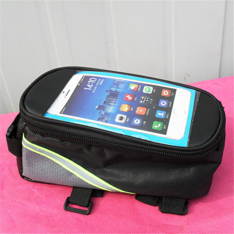 Wasserdichte Fahrradlenkertasche mit Touchscreen-Fenster und reflektierendem Sicherheitsstreifen Brehn