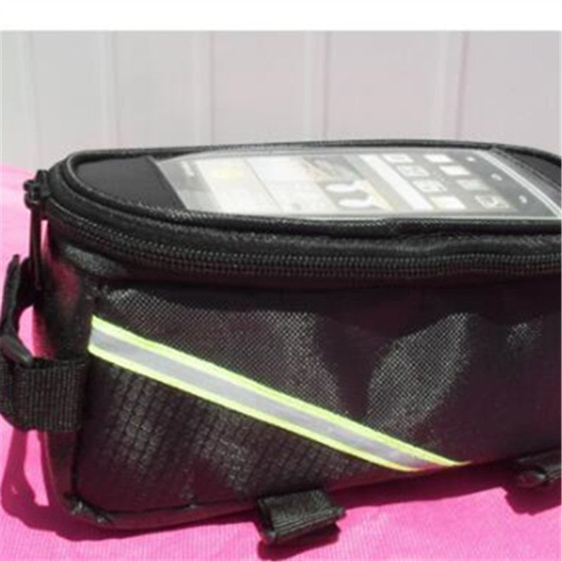 Wasserdichte Fahrradlenkertasche mit Touchscreen-Fenster und reflektierendem Sicherheitsstreifen Brehn