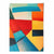 Abstraktes Gemälde, farbige Formen, Kunstdruck, Blau, Rot und Gelb Nr. 4