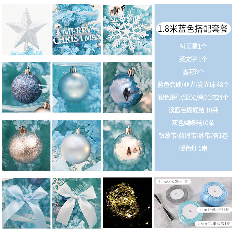 Elegantes Weihnachtsbaumornament-Set