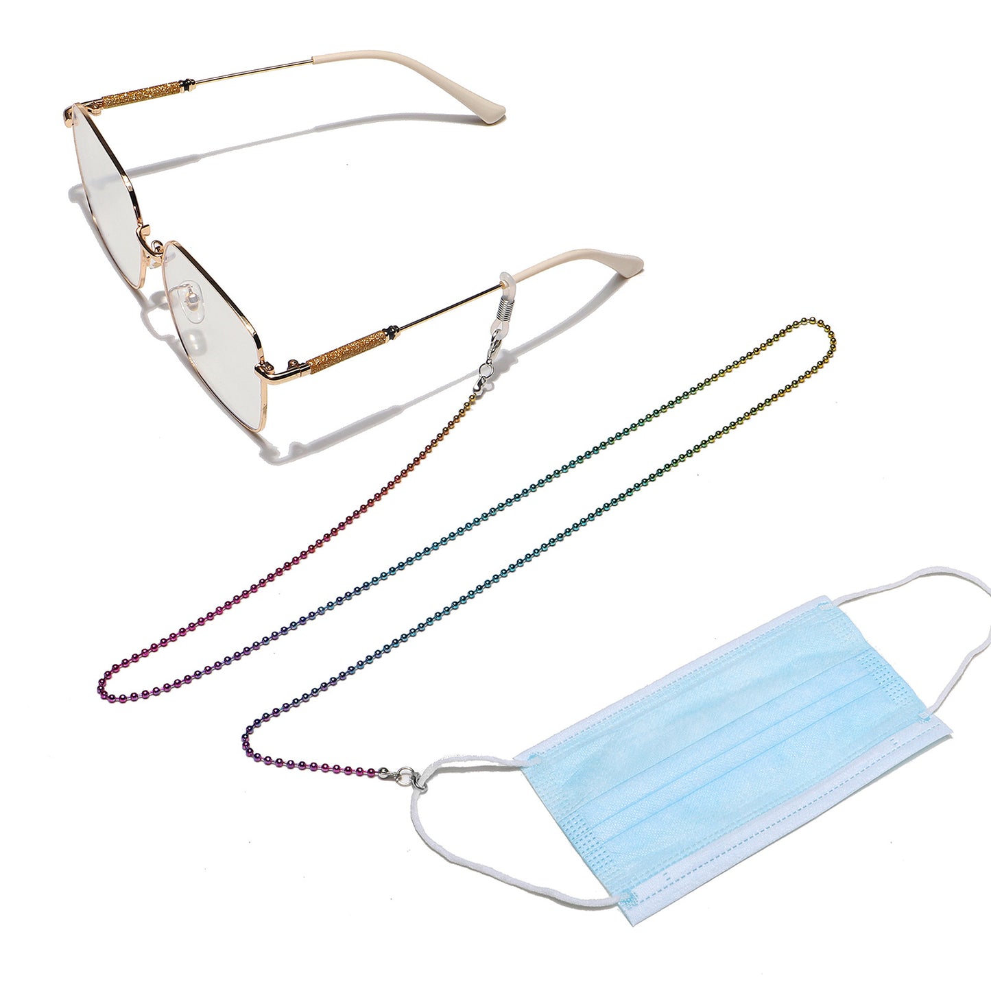 Stylische Perlenbrillekette Brehn