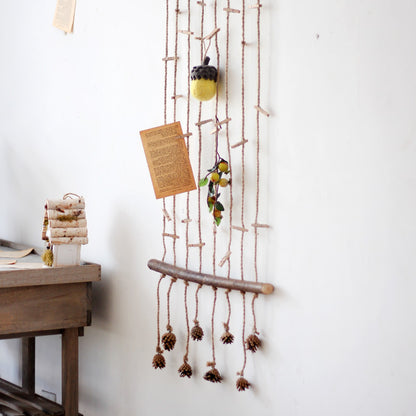 Dekorative Wandbehang mit Naturmotiven Brehn