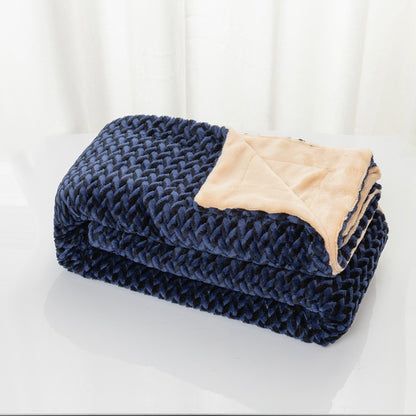 Damen kuschelige Wendedecke mit strukturiertem Design Brehn