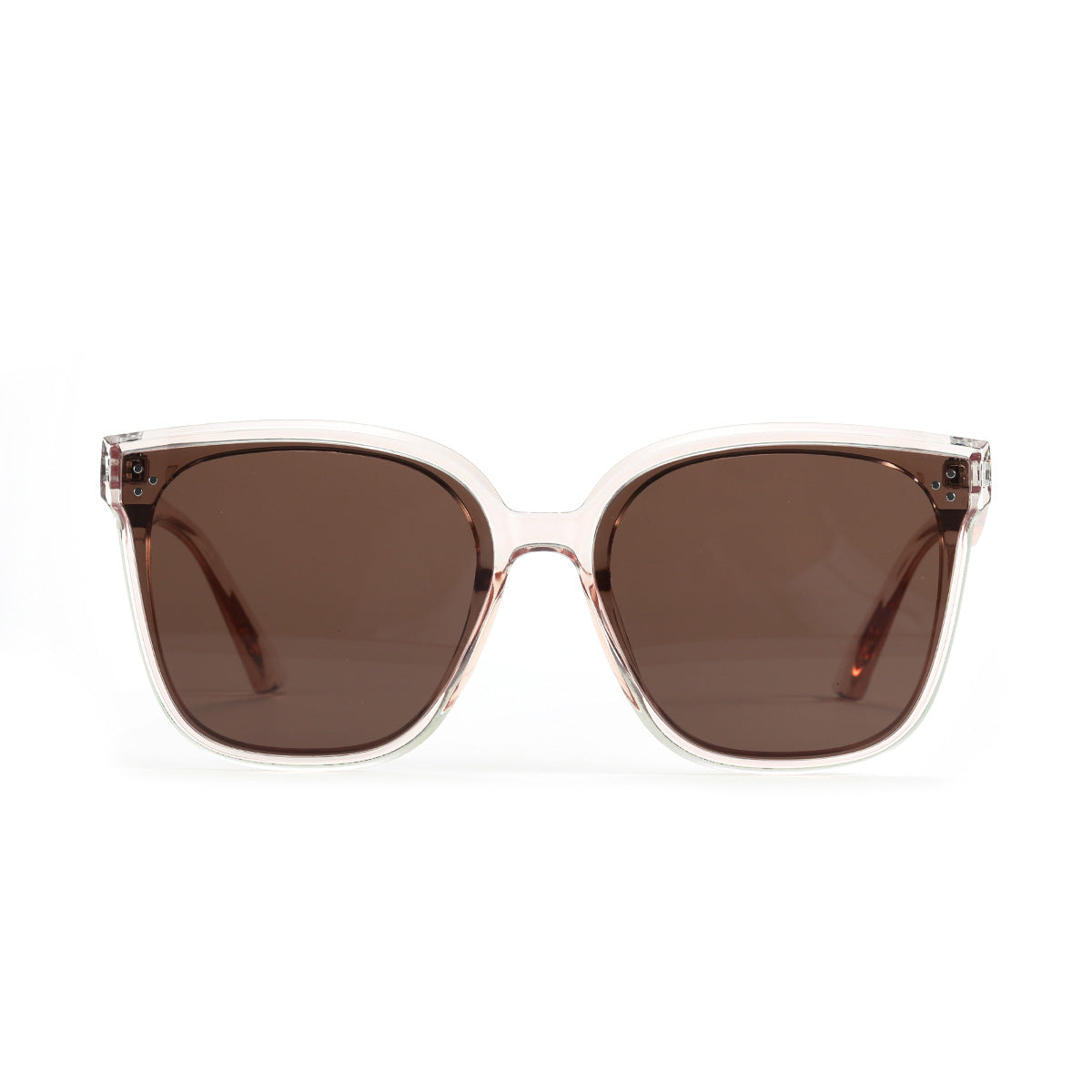 Damen modische Sonnenbrille mit transparentem Akzent Brehn