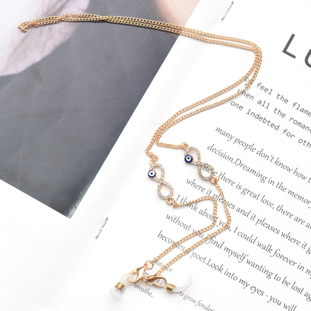 Elegante Brillenkette mit schützendem Charm Brehn