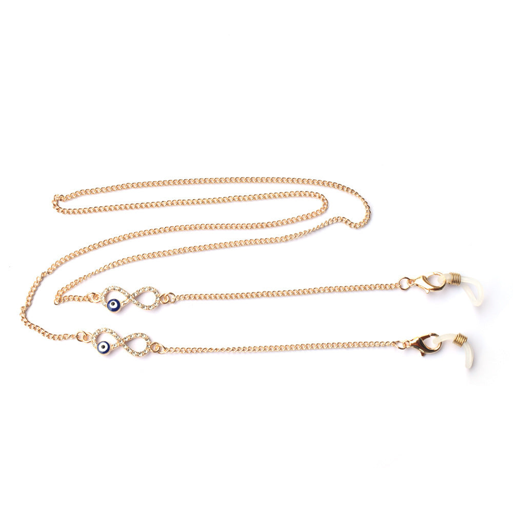 Elegante Brillenkette mit schützendem Charm Brehn