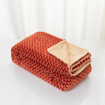 Damen kuschelige Wendedecke mit strukturiertem Design Brehn