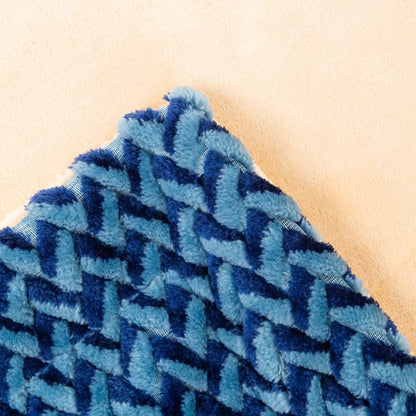 Damen kuschelige Wendedecke mit strukturiertem Design Brehn