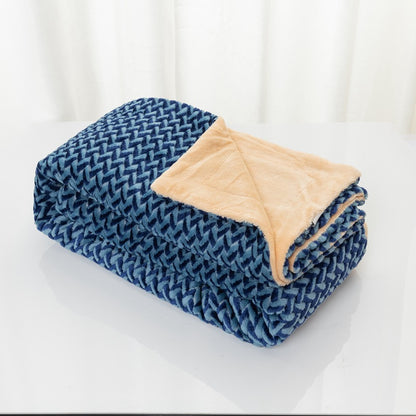 Damen kuschelige Wendedecke mit strukturiertem Design Brehn