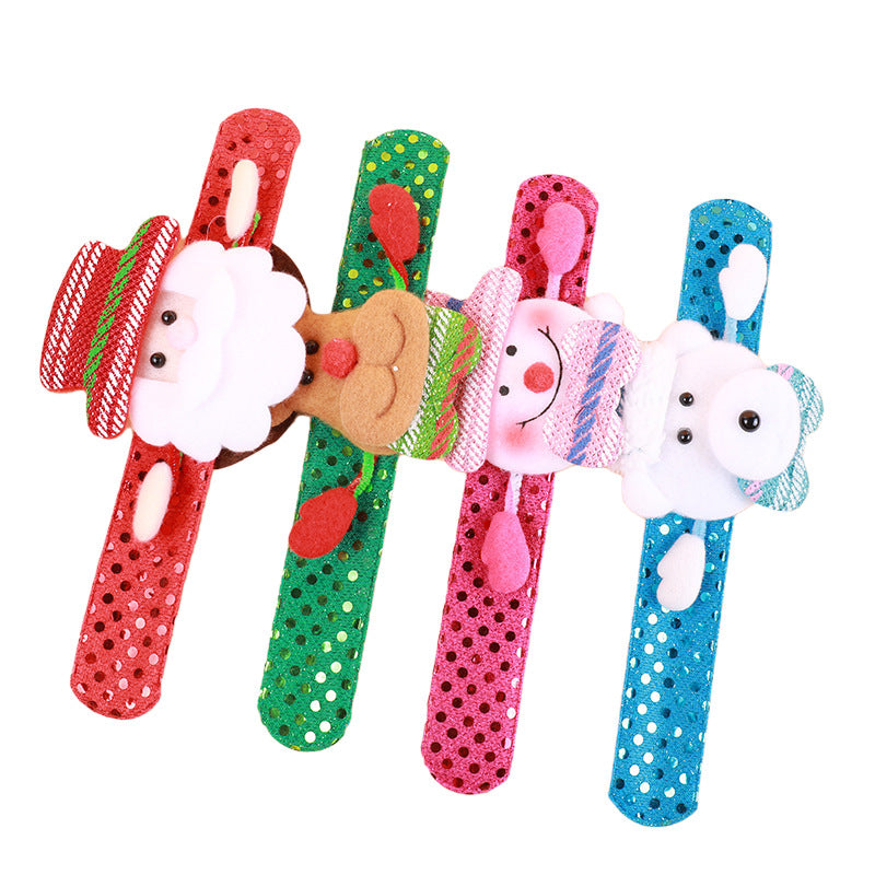Kreative Weihnachtswristband mit Schneemann-Motiv Brehn