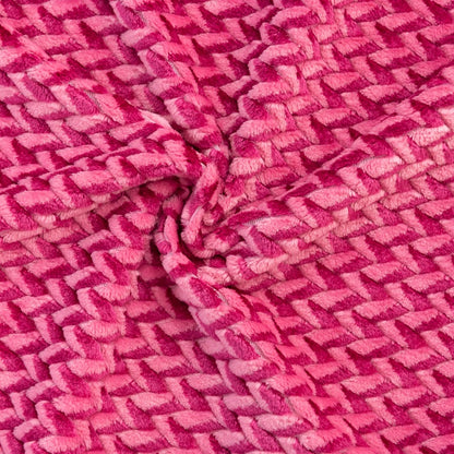 Damen kuschelige Wendedecke mit strukturiertem Design Brehn