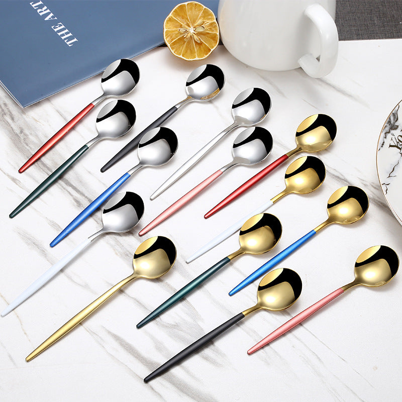 Elegante Spezielle Fingerfood-Gabel mit Rutschfester Griff-Beschichtung Brehn