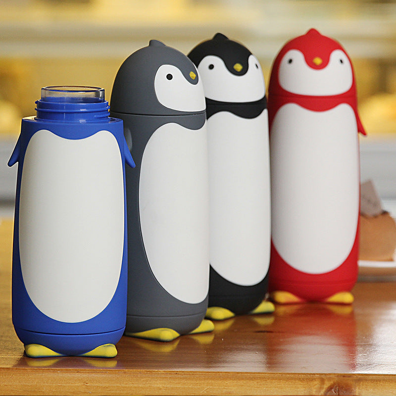 Damen isolierte Trinkflasche im Pinguin-Design Brehn