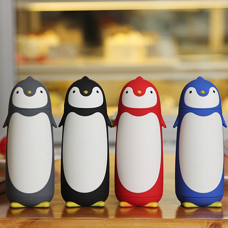 Damen isolierte Trinkflasche im Pinguin-Design Brehn