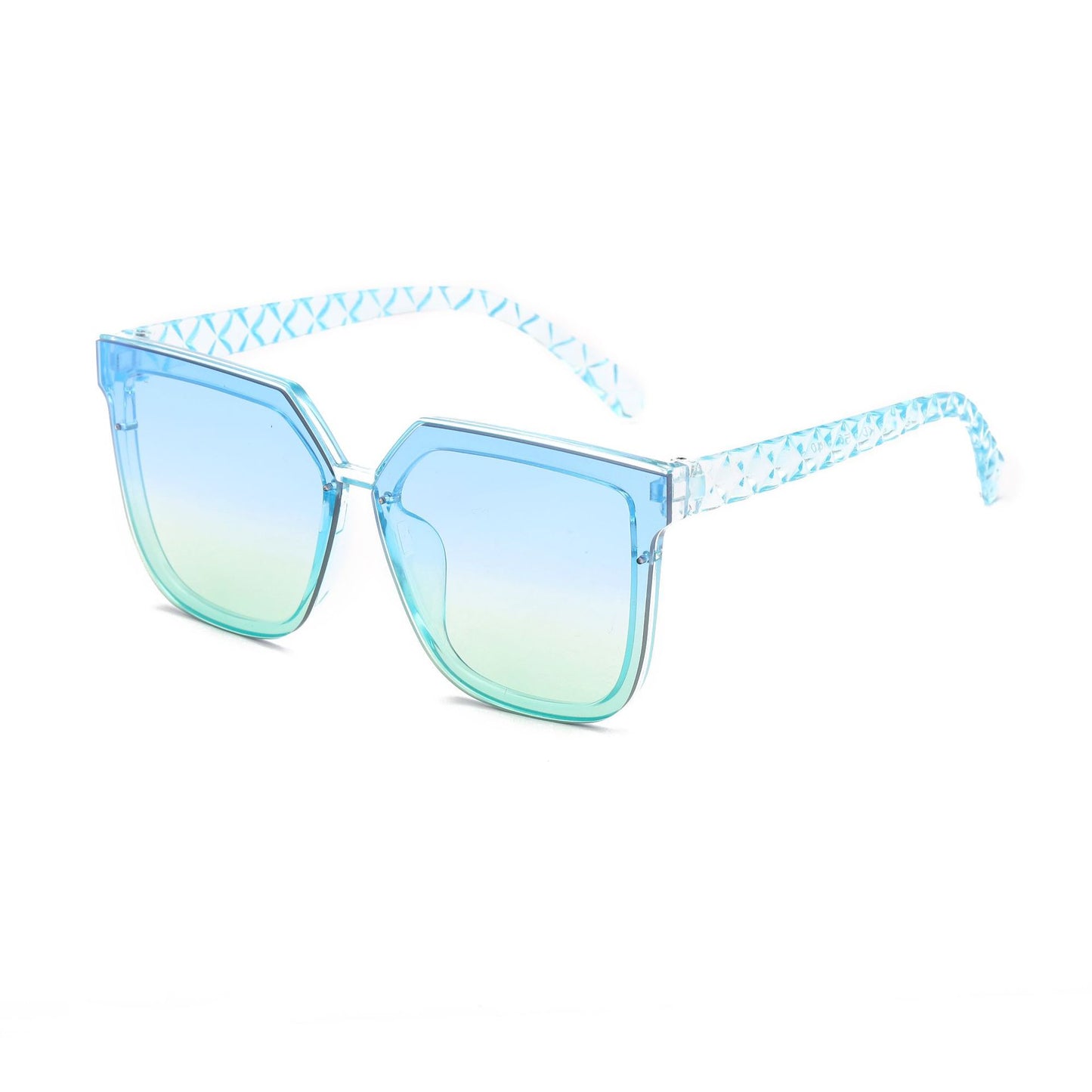 Damen modische Sonnenbrille mit innovativem polygonalen Design Brehn