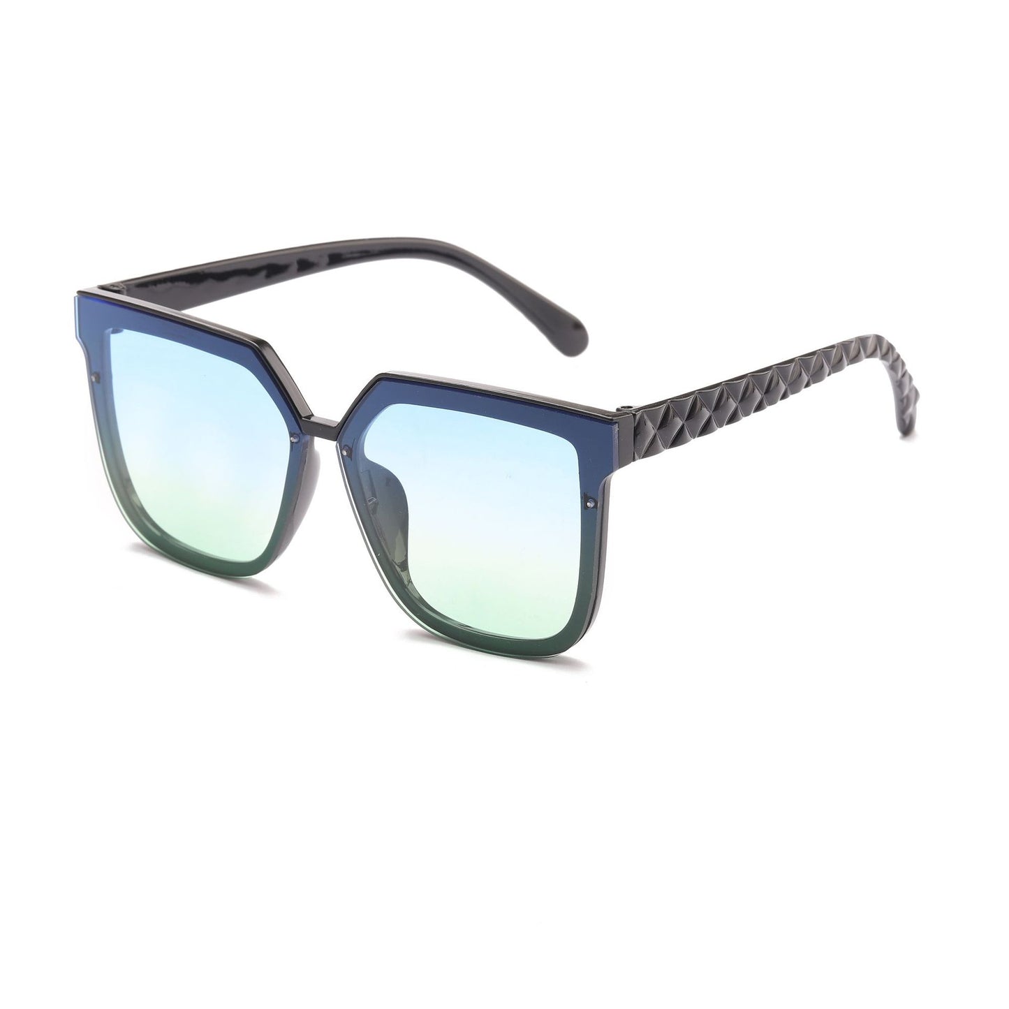 Damen modische Sonnenbrille mit innovativem polygonalen Design Brehn