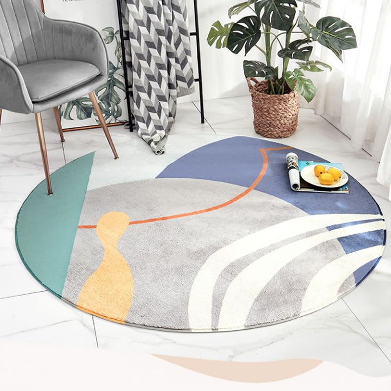 Brehn | Moderne woonkamer tapijt Meerkleurig kleurdoos Binnen tapijt Synthetisch Antislip Vlekbestendig tapijt
