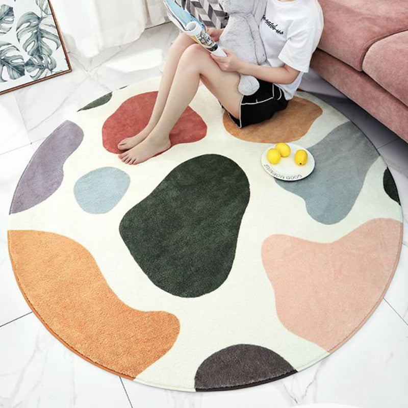 Brehn | Moderne woonkamer tapijt Meerkleurig kleurdoos Binnen tapijt Synthetisch Antislip Vlekbestendig tapijt