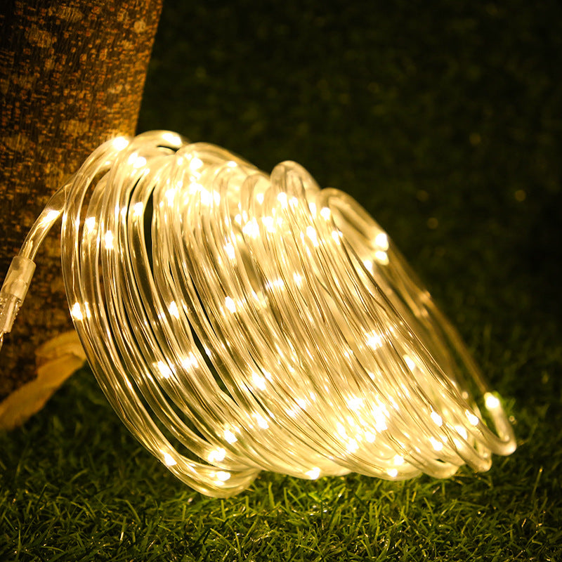 Flexibler wasserdichter LED-Seilbeleuchtung klarer PVC-Rohr Niederspannungs-Außen-Dekorationsstrang Brehn