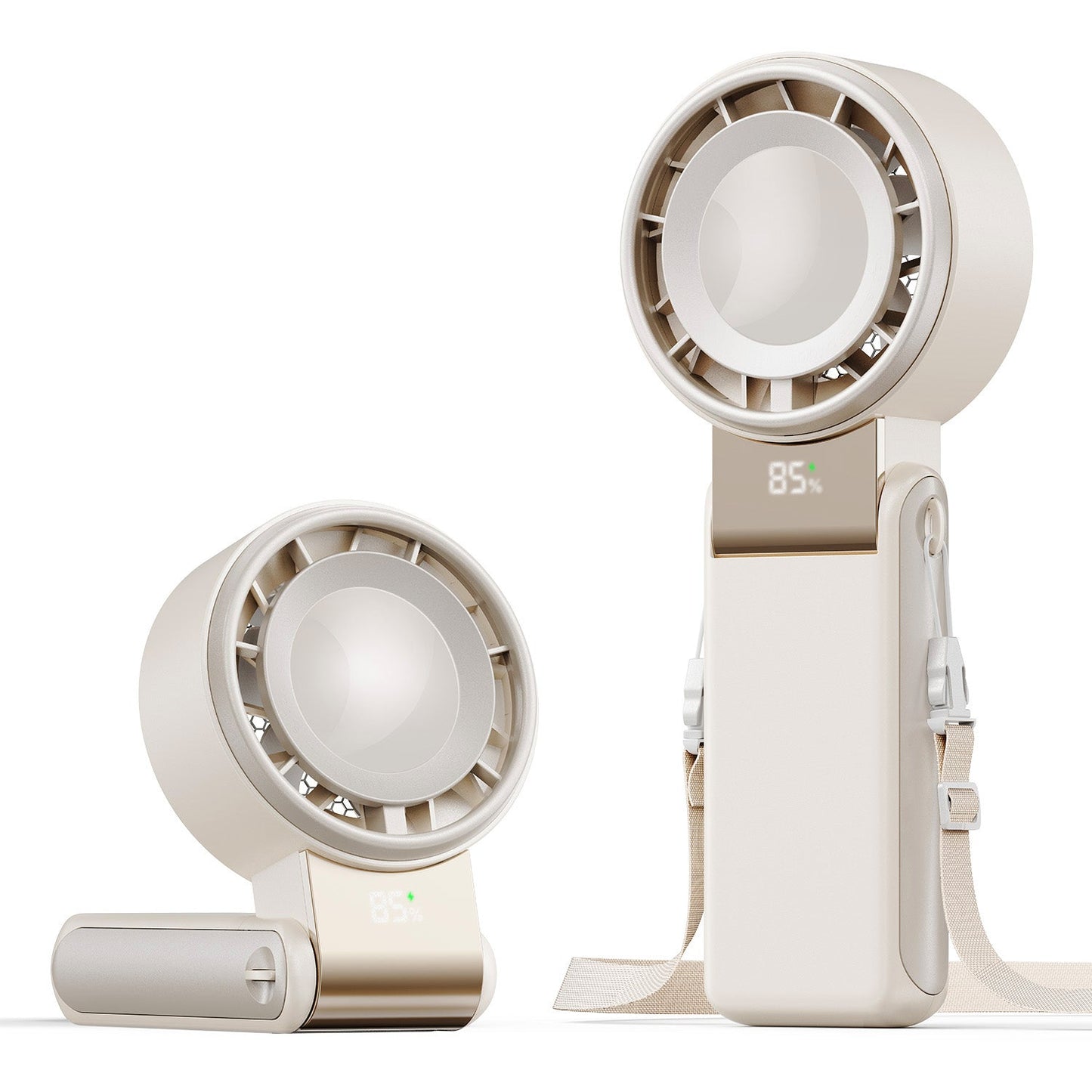 Faltbarer schaufelloser Handheld tragbarer wiederaufladbarer Ventilator | Brehn
