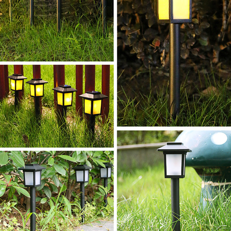 Modern Minimalist Wasserdicht Solar Quadrat ABS PVC LED Außen Landschaftslicht Für Garten | Brehn