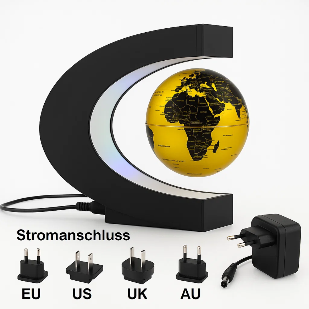 AstroGlobe LED-Weltkugel – Schwebende Globuslampe mit Magnetaufhängung