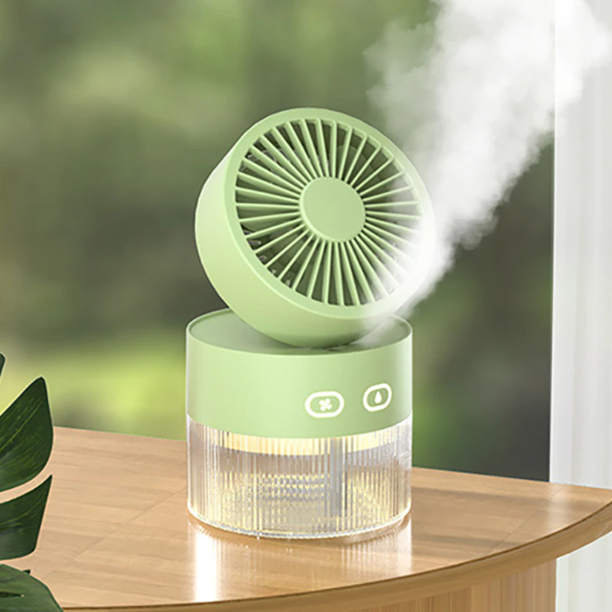Mini Faltbarer USB Warmlicht Sprühventilator | Brehn