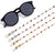 Stylische Perlen-Brillenband Brehn