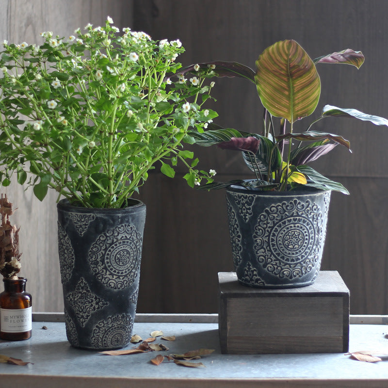 Eleganter Blumenvase aus Keramik Brehn