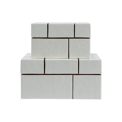 Elegante dekorative Aufbewahrungsboxenset