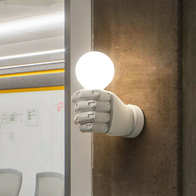 Brehn | Resin Fist Wandleuchte Fixture Künstlerisch 1 Glühbirne Wandmontierte Beleuchtung für Restaurant