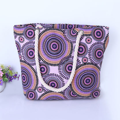 Xxl Tragetasche mit Buntem Mandala-Muster Brehn
