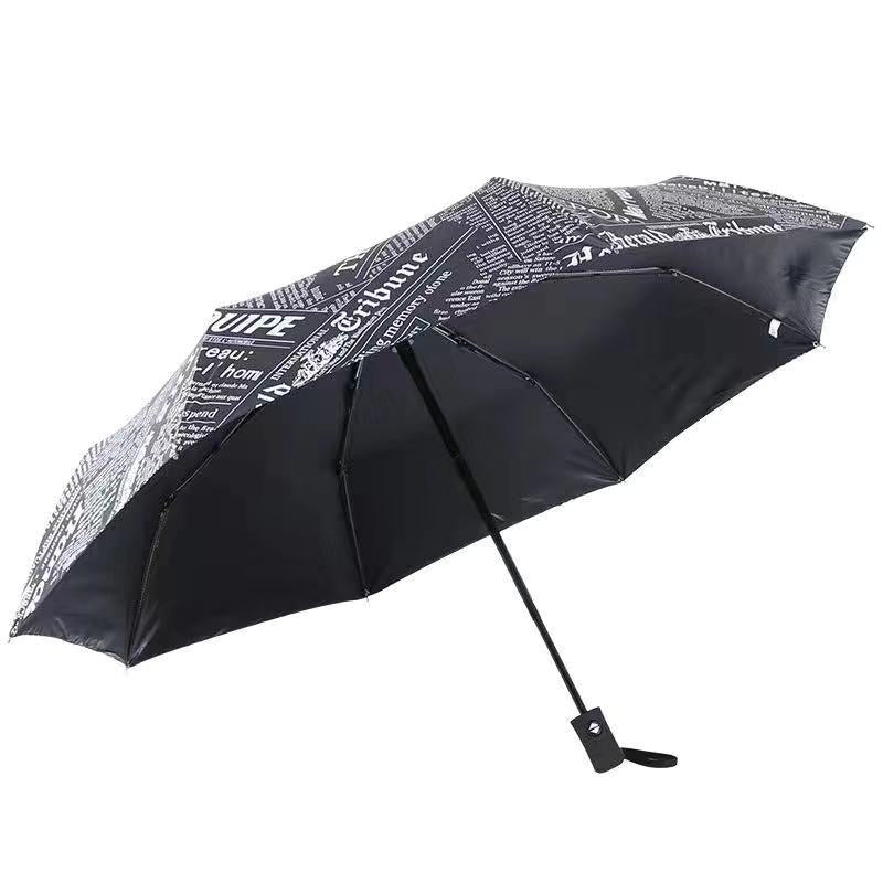 Damen Designer Regenschirm mit innovativem Faltmechanismus Brehn