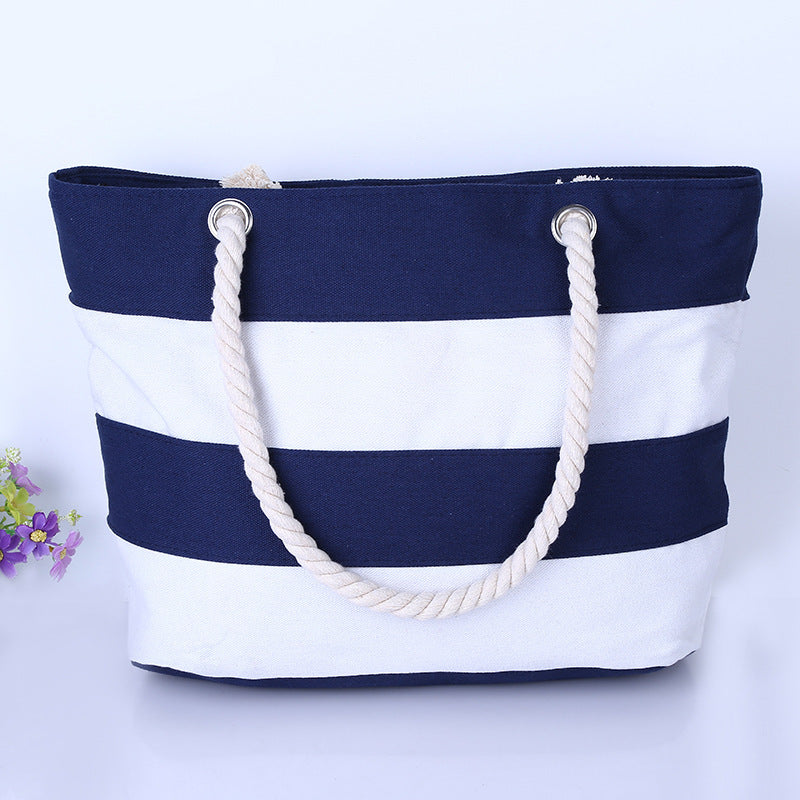 Große Segeltuch-Strandtasche Brehn