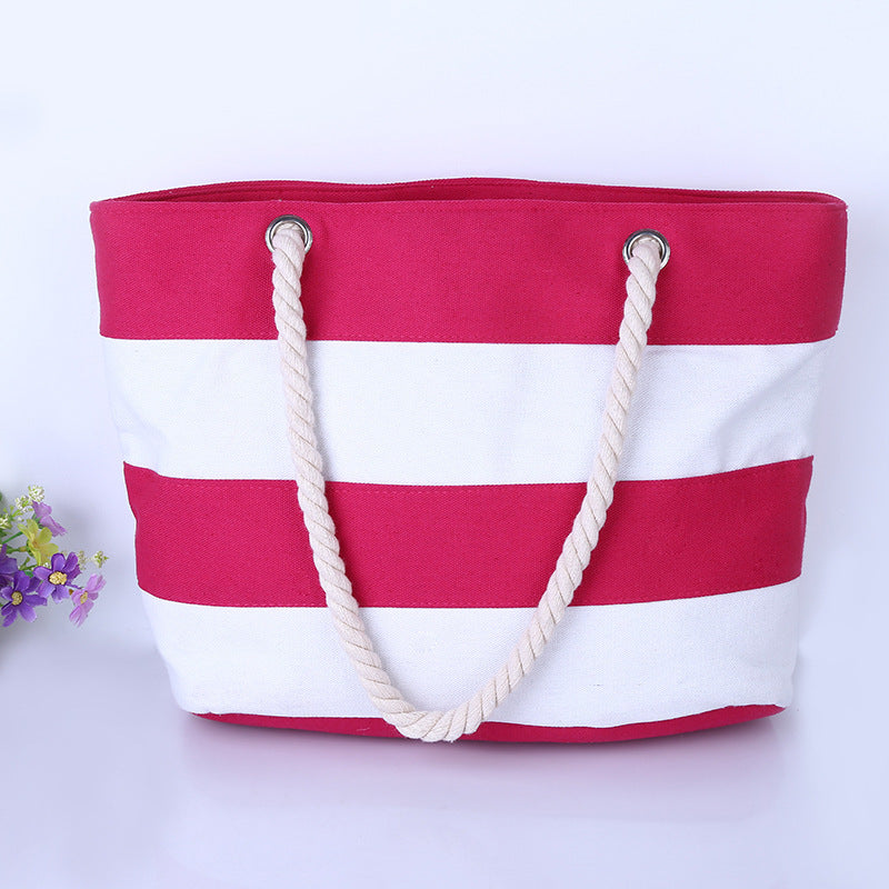 Große Segeltuch-Strandtasche Brehn