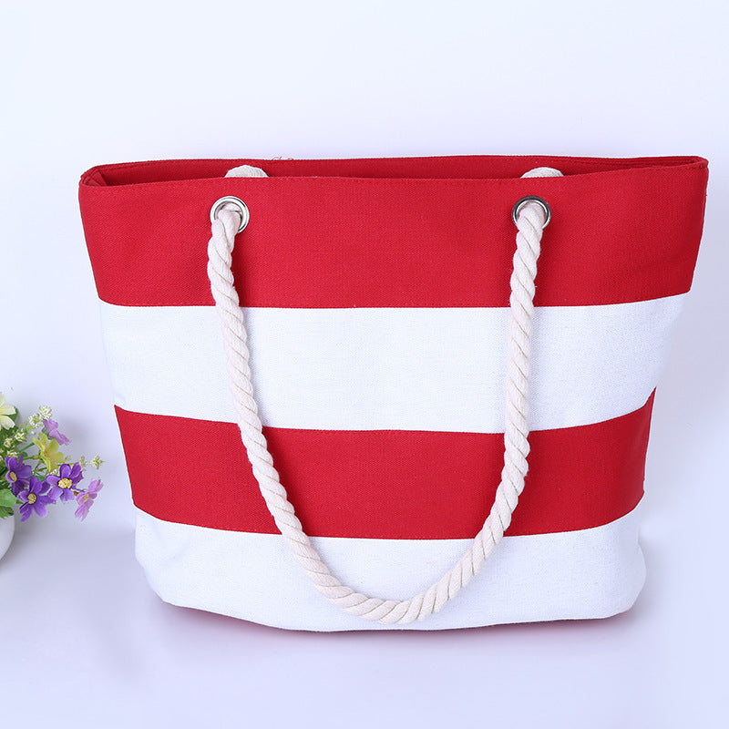 Große Segeltuch-Strandtasche Brehn
