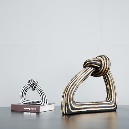 Künstlerische Keramische Knoten Skulptur