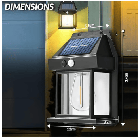 Solar-Wandleuchte mit Bewegungsmelder | Brehn