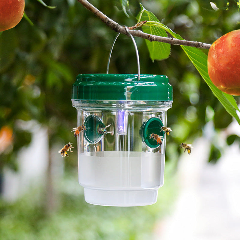 Solarbetriebene Wespenfalle mit LED-Anlockung | Brehn