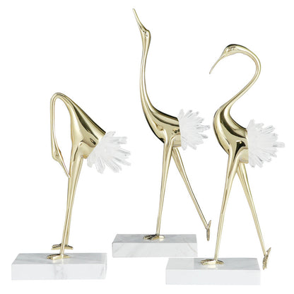 Elegante dekorative Vogelskulptur