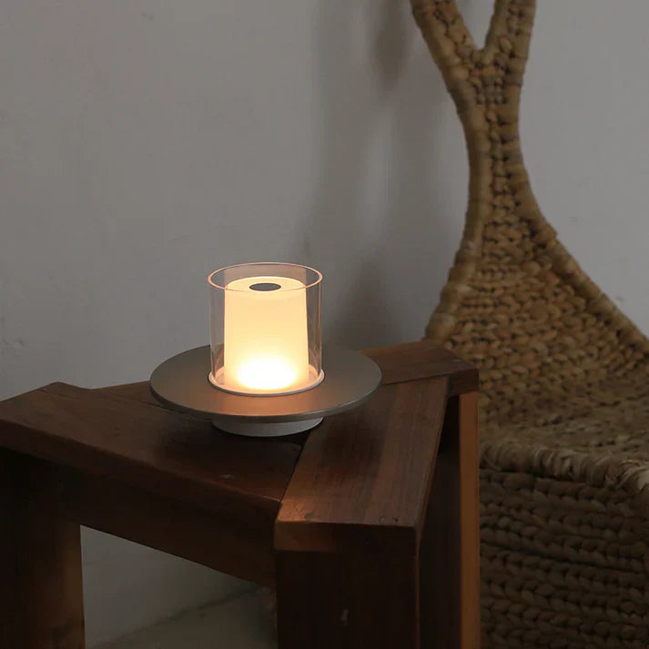 Glas Kerzen Tischlampe | Brehn