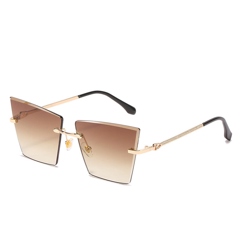 Quadratische Rahmen Farbverlauf Sonnenbrille Brehn