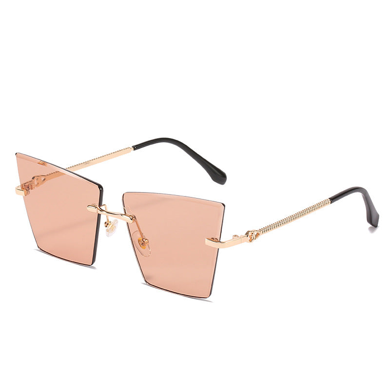 Quadratische Rahmen Farbverlauf Sonnenbrille Brehn