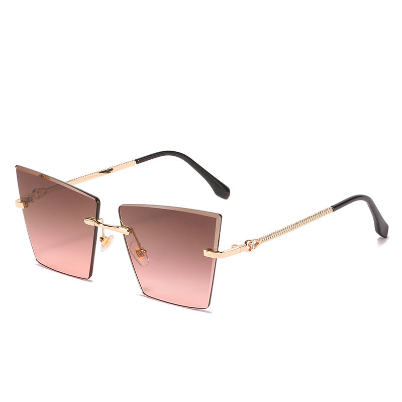 Quadratische Rahmen Farbverlauf Sonnenbrille Brehn