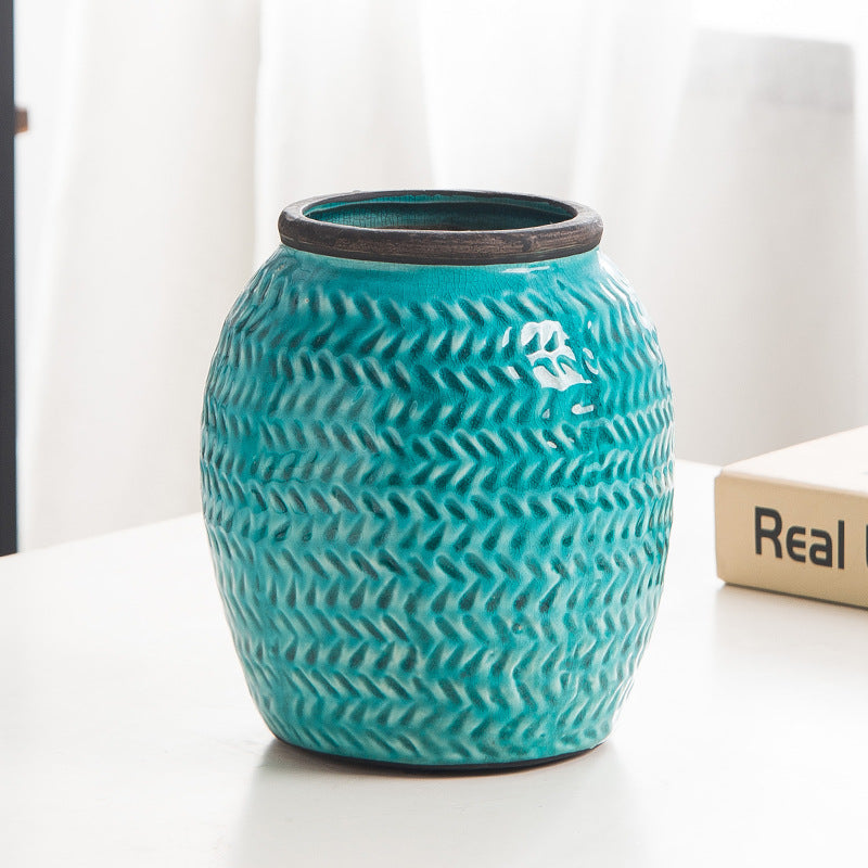 Dekorative Keramikvase Brehn